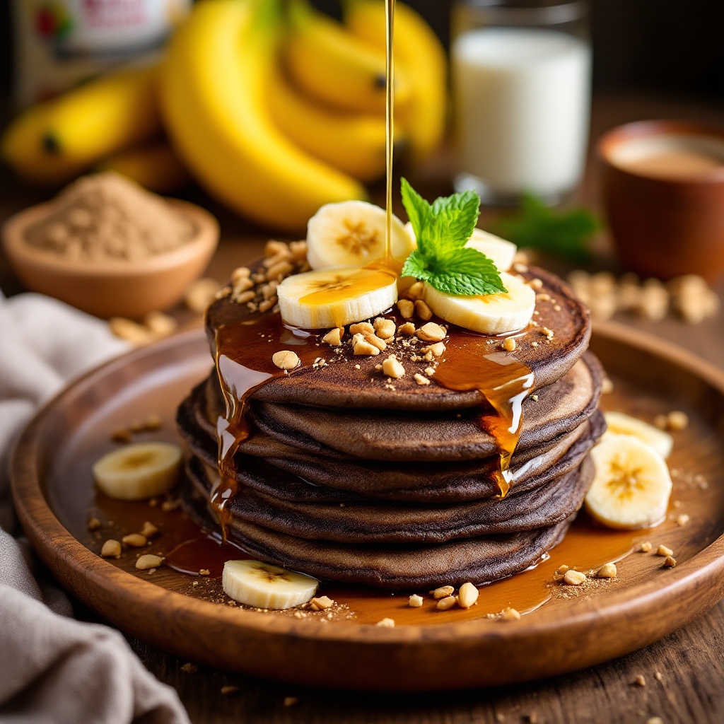 Bstar Ragi Banana Pancakes